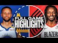 Warriors vs Blazers Full Game Highlights NBA Regular Season  I October 21 2024 I  Highlights 2K