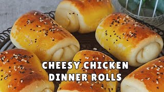 Easy Cheesy Chicken Dinner Rolls | Kid Friendly Snack Recipe