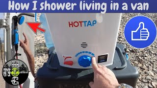 JOOLCA HOTTAP V2 Nomad Shower unit setup and review | VanLife | How I shower living in a van fultime