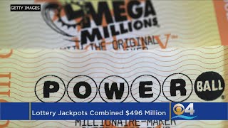 Dueling Lottery Jackpots Rise To Nearly $500 Million