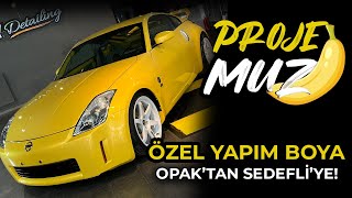 ProjeMUZ (Project-Banana) - Nissan 350Z - Custom Made Paint -  The Z Was OPAQUE, Now Have PEARL!