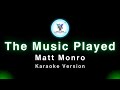 The Music Played- Matt Monro (Karaoke Version)