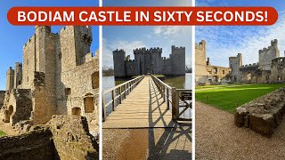Bodiam Castle in 60 Seconds – A Whirlwind Medieval Tour! | National Trust | Kent, UK