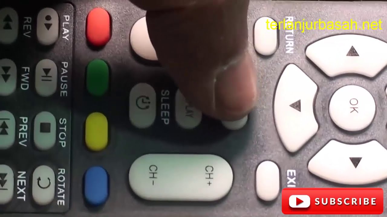 Cara Mengatur Remote TV Universal Tanpa Tombol SET - YouTube