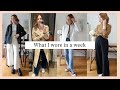 A week of handmade Autumn outfits | Mixing with ready to wear | Sewing