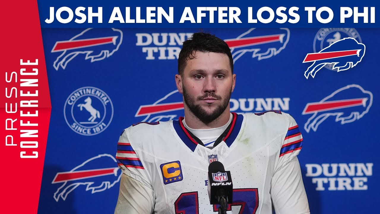 Buffalo Bills QB Josh Allen Postgame Press Conference After Overtime ...