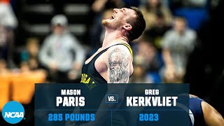 Mason Parris vs. Greg Kerkvliet - 2023 NCAA Wrestling Championship (285 lbs)