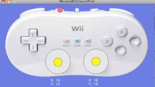 Wii Classic Controler + Arduino + Processing Demo