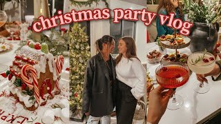 CHRISTMAS PARTY VLOG! 🎄 neighborhood chaos, baking, gift wrapping, & party prep