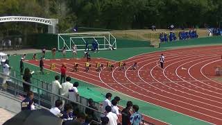 【兵庫インカレ】男子100m予選2組 喜多