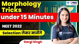 Morphology Tricks under 15 Minutes | Biology | NEET 2022 |  Dr  Gargi Singh