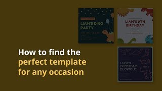 How to find the right template for any occasion