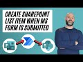 How To Save Microsoft Form Responses To A SharePoint List