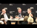 Yasser Abed Rabbo and Yossi Beilin at IPI discuss Israel Palestine Peace Process