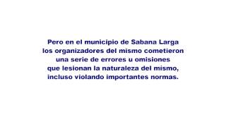 PREMIO A LA EXCELENCIA JUVENIL... EN SABANA LARGA FUE UN GRAN FRAUDE