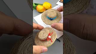 DIY Mini Hat 👒 |  Easy Art & Craft #shorts #papercraft #5minutecrafts