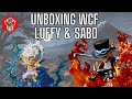 UNBOXING ACTION FIGURE ONE PIECE WCF SPECIAL LUFFY & SABO!!!