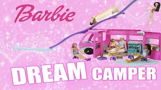 Barbie Dream Camper with GIANT slide!!!! #BARBIE#unboxing