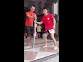 🔥chinese martial arts instructor bare leg kick bend wrench kung fu