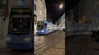 Straßenbahn München Tram 2206 Baureihe R 3.3 GT8N2 der #mvg #tramspotting