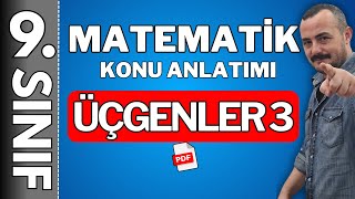 9. Sınıf matematik konu anlatımı| 9 sınıf üçgenler 3 |  🚩PDF 🚩