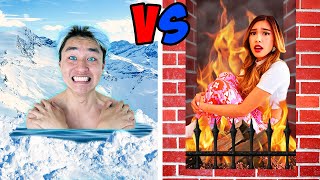 EXTREME HOT VS COLD CHALLENGE