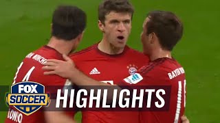 Muller volley doubles Bayern Munich's lead | 2015–16 Bundesliga Highlights