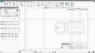 MEDUSA4 Tutorial - Erstellung einer Seitenansicht der Geometrie