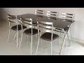 Stainless Steel Dining Table Set in Stylish Look...