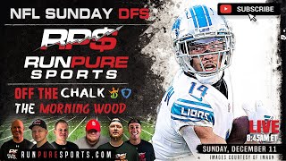 2022 NFL WEEK 14 DRAFTKINGS PICKS AND STRATEGY | RUN PURE DFS NFL SUNDAY