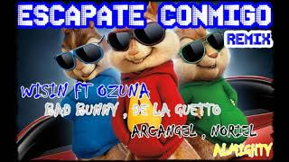 Alvin y las Ardillas - Wisin ft Ozuna. Bad Bunny,