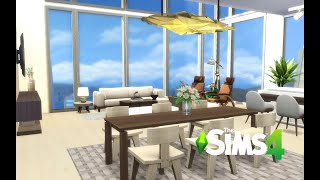 Minimalist Luxury Penthouse Apartment|IX Landgraab| The Sims 4 Speed Build | Stop Motion | NOCC