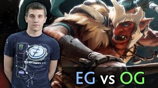 Arteezy Troll vs Pudge — EG vs OG