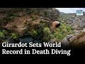 Côme Girardot Sets New Death Diving World Record at 44.3 Meters| AD1B