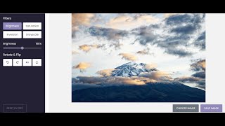 Image Editor in HTML CSS & JavaScript | Image Editor in JavaScript