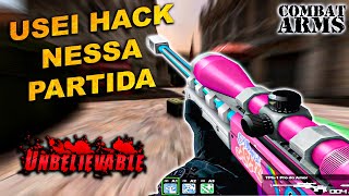 COMBAT ARMS || USEI HACK NESSA PARTIDA E QUASE NAO MORRI