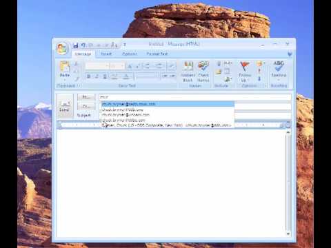 How2 delete bad email addresses in Outlook How2 delete bad email addresses in Outlook