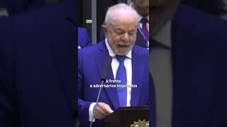 Democracia para sempre! Emocionante trecho do discurso de posse de Lula
