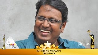 Gunasekhar Wins Best Director for Rudhramadevi at CineMAA Awards & Sakshi Excellence Awards
