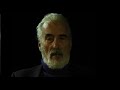 Very good advice by Christopher Lee - not only for actors