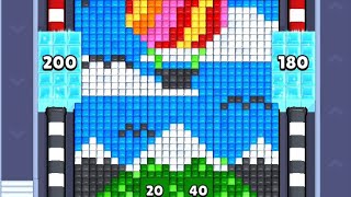 Pixel Flow Level 380. Walkthrough Gameplay
