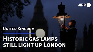 The 19th-century gas lamps that still light up London | AFP