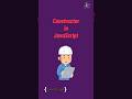 constructor in javascript | #javascript tutorial in 1 minutes #oops #programming #coding
