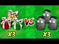 PVZ 1 Hybrid Challenge - 3 Plants Box VS 3 Nut Imitater - Who Will Win?