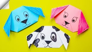 Origami DOG easy | DIY paper crafts Origami DOG face