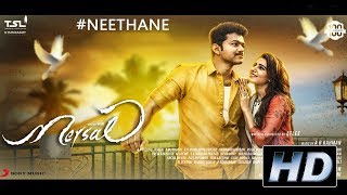 Mersal - Neethanae Tamil Lyric Video | Vijay, Samantha | A R Rahman
