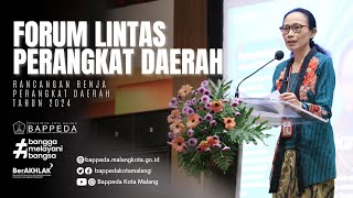 Forum Lintas Perangkat Daerah dan Pemaparan Rancangan Renja Perangkat Daerah Tahun 2024