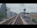 4k 60p lirr m3 front window atlantic terminal to far rockaway