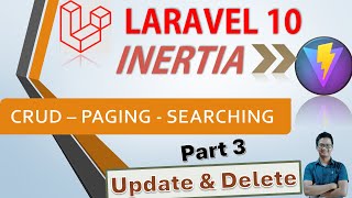 Tutorial CRUD-Paging-Searching di Laravel 10 dan Inertia React JS (Update & Delete Data) #part3