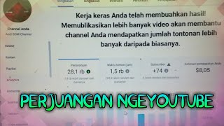 Alhamdulilah hasil belajar sendiri \u0026 Berkarya - Perjuangan Youtuber sangat berat dan tidak mudah 😷😎🙏